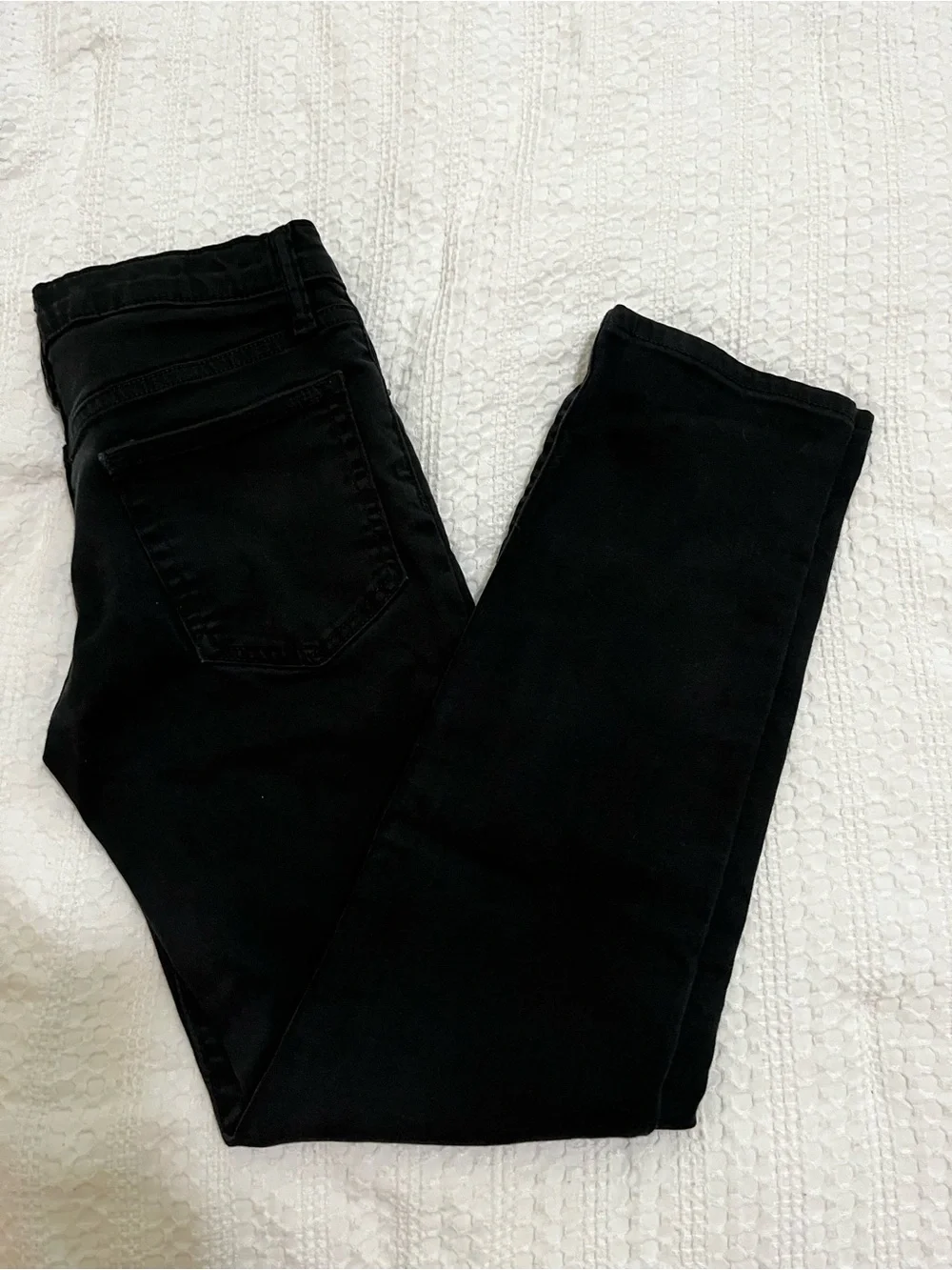 GAP Boys Black Jeans Sz 12 Straight Leg Slim City Back to School